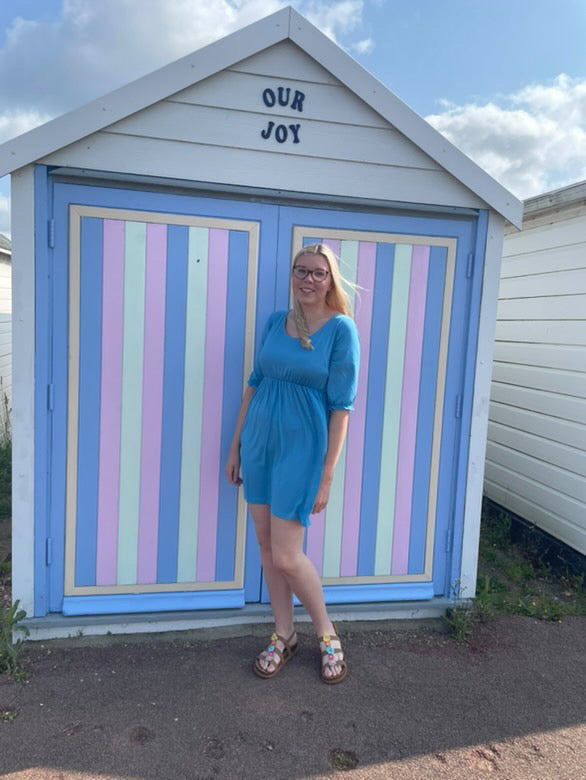 Petite Blue Dress with Pockets – Flattering UK Petite Fit
