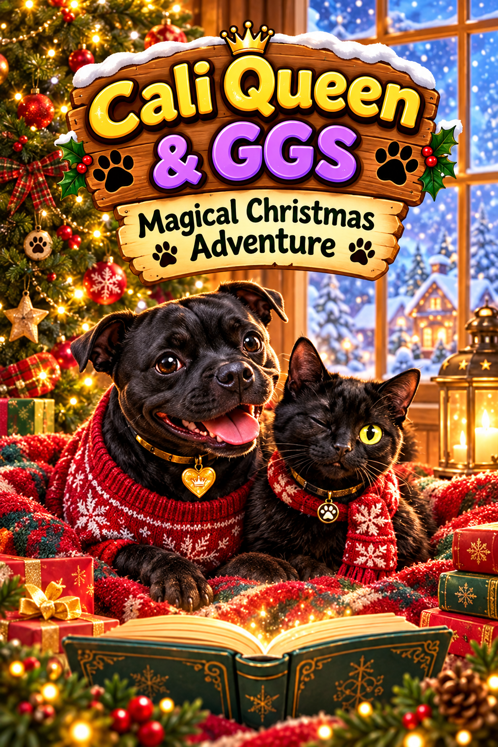 Christmas book cover